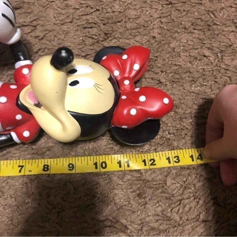 Disney Minnie Mouse Lawn Statue Resin Garden Red Polka Dot Decor BIG FIG